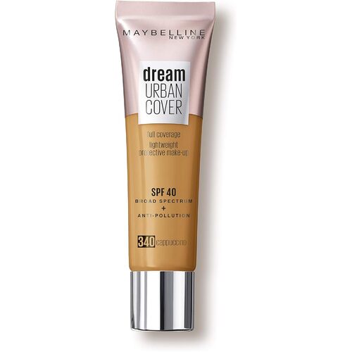 Maybelline Dream Urban Full Cover Liquid Foundation Cappuccino (340) 4.5g 30ml SPF 40