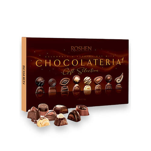 Ukrainian Roshen Chocolateria Chocolate Sweet Truffles Assortment Made in Ukraine - 194g