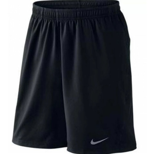 NIKE Mens Power 9" Tennis Shorts Sports Gym - Black