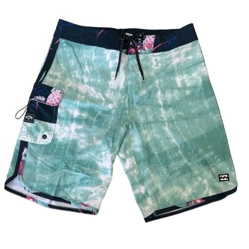 Billabong Mens 73 Up Pro Boardshorts Summer Shorts Boardies - Aqua