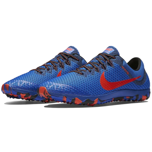 Nike Zoom Rival Waffle Track Distance Running Spikes - Hyper Cobalt/Crimson