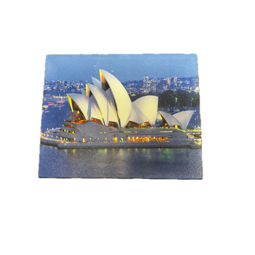 Light Up Sydney Opera House Picture Frame Hanging Australian Souvenir - 25cm x 20cm