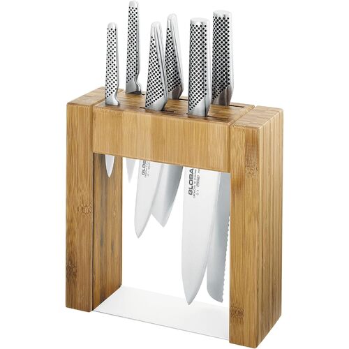 Global Ikasu 7pcs Knife Block Set 