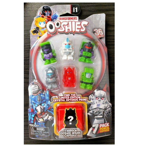 Ooshies Transformers Series 1 - 1 Pack of 7 Pencil Toppers