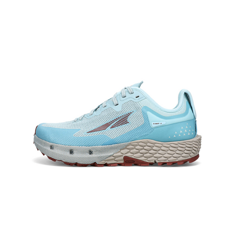 Altra Womens TIMP 4 Sneakers Runners Shoes Trail Running in Light Blue	