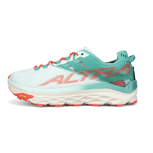 Altra Womens Mont Blanc Shoes Runners Sneakers Vibram Sole in Mint