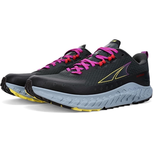 Altra Womens Outroad Road to Trail Running Shoes in Dark Gray/Blue	