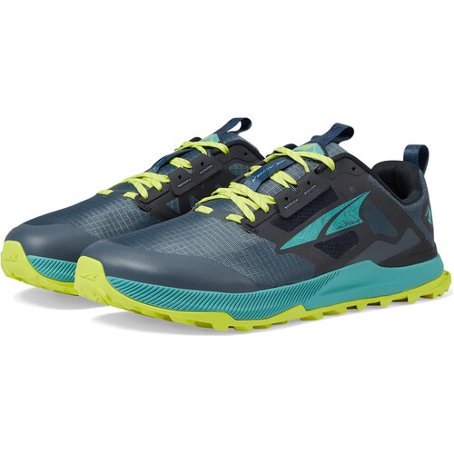 Altra Mens Lone Peak 8 Trail Running Shoes in Black/Green