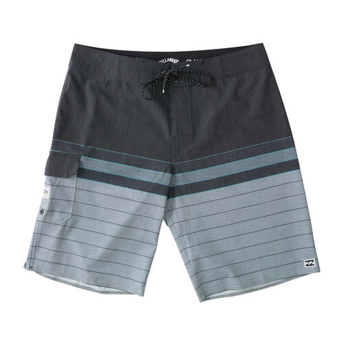 Billabong Mens All Day Heather Stripe Pro Boardshorts 20-Inch - Grey