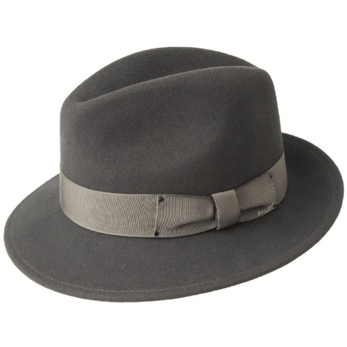 Bailey Mens Blixen Litefelt Fedora Hat Water Repellent Without Feather - Basalt