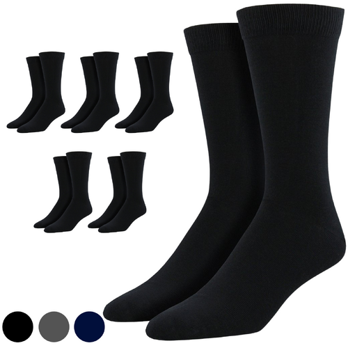 6 Pairs Premium Bamboo Loose Top Socks Diabetic Diabetes Circulation Eco Sox