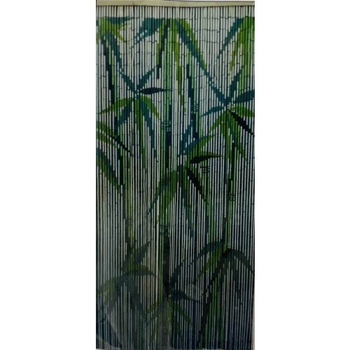 Deluxe Handmade Bamboo Door Curtain BAMBOO LEAVES Room Divider  Strands 90cm x 200cm