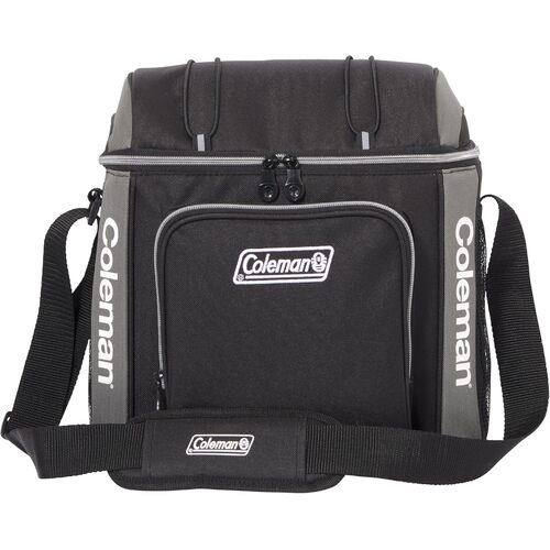 Coleman 16 Can Soft Cooler Insulated Outdoor Camping Picnic Bag in Black