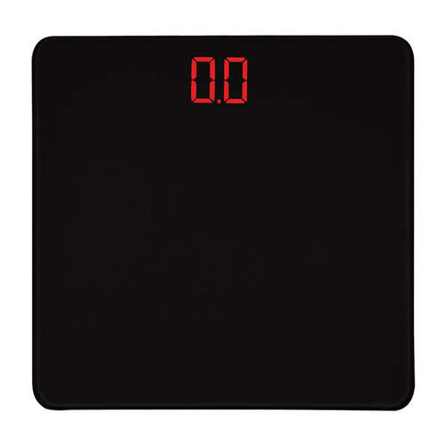 Clevinger 180kg Digital Glass Bathroom Scales in Black