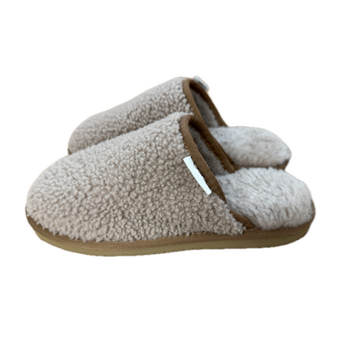 100% Australian Merino Sheepskin Curly Scuffs Moccasins Slippers Slip On UGG - Chestnut