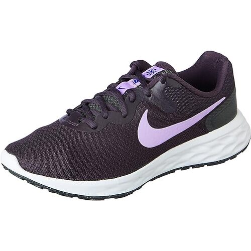 Nike Womens Revolution 6 Next Nature Trainers, Cave Purple Lilac Racer Blue Black, 7 US