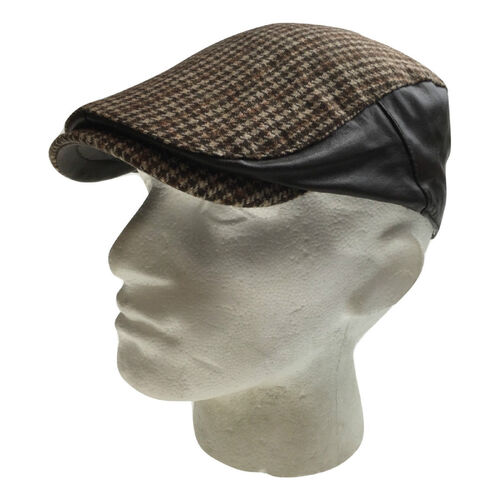 DENTS Wool Blend Flat Cap Hat Winter Style Country Warm Adjustable HWM3257