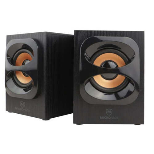 Rich Sound Wooden AC Portable Speakers Stereo Surround Sound Compact 