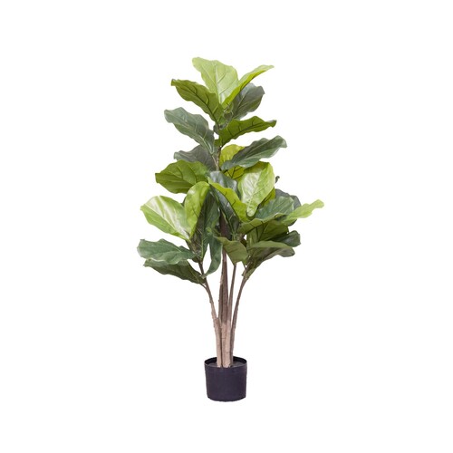 122cm Potted Faux Giant Fiddle Leaf Fig Tree Artificial Plant Flower Green