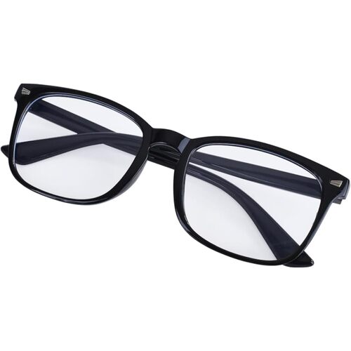 Anti Blue Light Blocking Computer Gaming Glasses Eyestrain Eyewear - Black