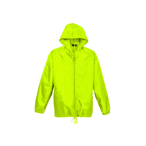 Youth Spray Jacket Outdoor Casual Hike Rain Sport Poncho Waterproof - Fluoro Lime