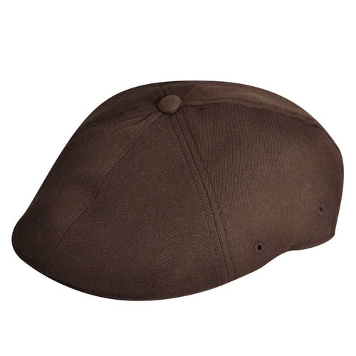 KANGOL Wool Flexfit 504 Ivy Cap Newsboy Driving Hat Flat - Brown - L/XL