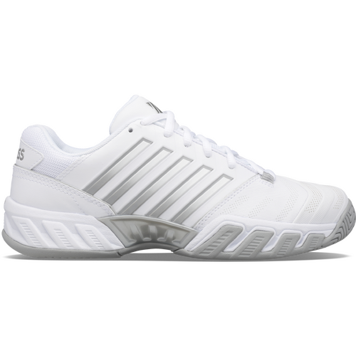 K-Swiss Womens Bigshot 4 AC Tennis Shoes - White/Silver