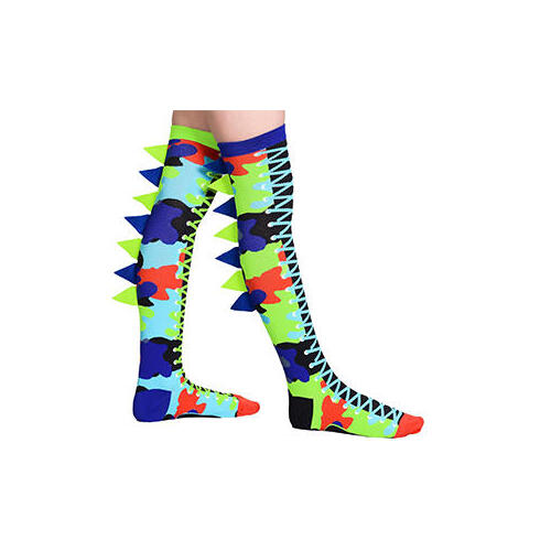 MADMIA Madmax Dino Boys Long Knee High Socks - Toddler Unisex Pair - Multicolour