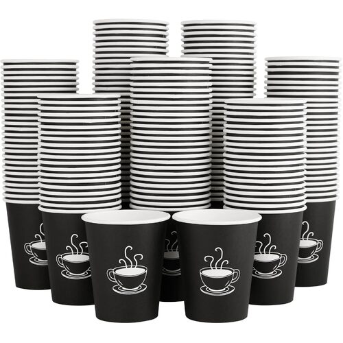 1200 Disposable Coffee Cups 8oz Extra Strong Takeaway Paper Take Away Bulk