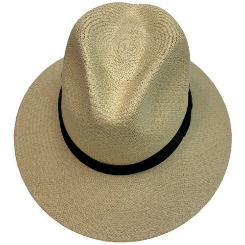 Luxury Genuine Panama Straw Hat Ecuadorian Fedora Wide Brim - Hand Woven in Ecuador MADE IN USA