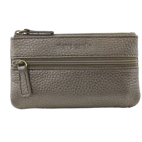 Pierre Cardin Womens Genuine Leather RFID Coin Purse Wallet - Bronze