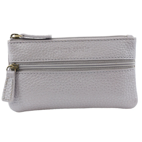 Pierre Cardin Womens Genuine Leather RFID Coin Purse Wallet - Titan