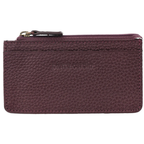 Pierre Cardin RFID Leather Coin Purse Wallet w/ Keyring in Shiraz