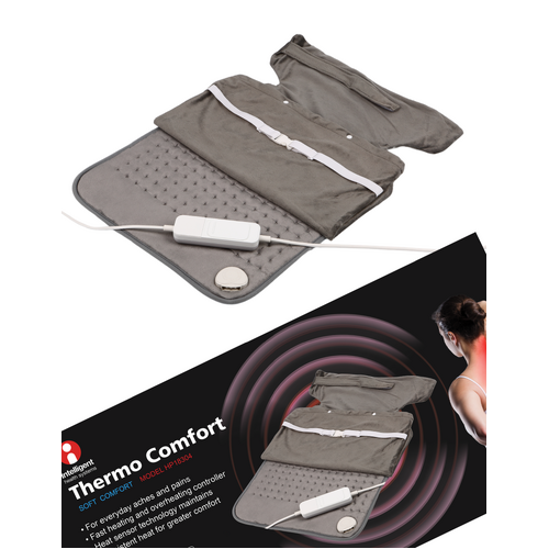 Large Thermo Comfort HEAT PAD Electric Pain Relief Heated Heating Mat w/ Chair Attachment