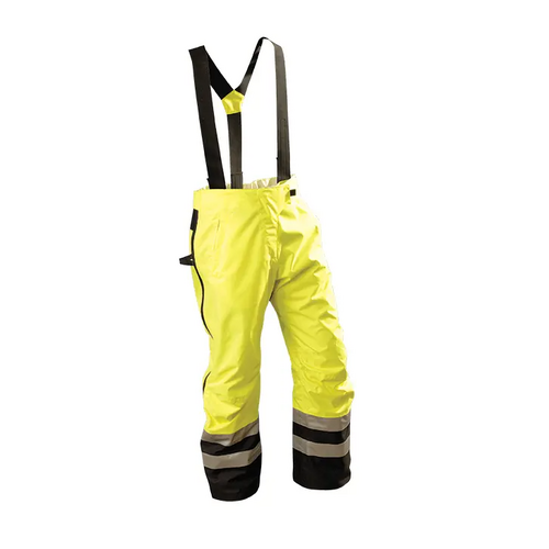 Occunomix 3M Workwear Breathable Rain Bib Pants in Yellow