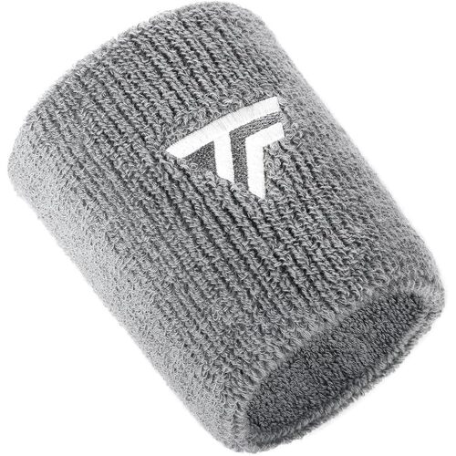 Tecnifibre Tennis XL Wristband Wrist Bands Sweatband Sport Squash Cotton - Silver