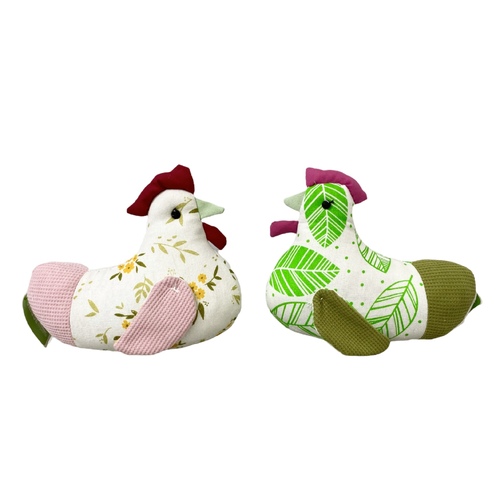 Chicken Doorstop Home/Office Weighted Door Stopper in Assorted Colours