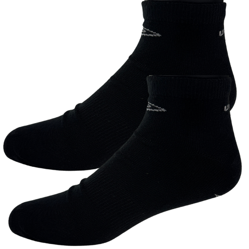 Umbro Mens Trainer Ankle Socks - Black - 1 Pack of 3 Pairs