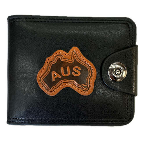 Souvenir Wallet Australia Classic AUS Oz in Black