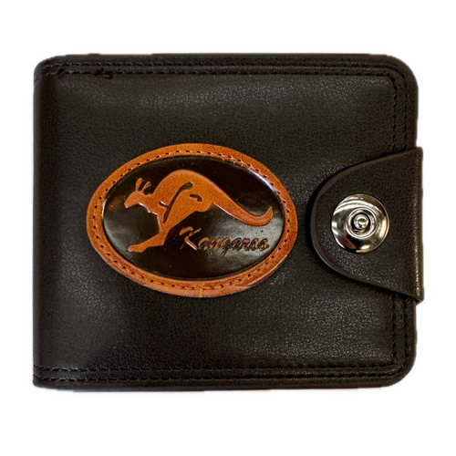 Souvenir Wallet Australia Classic Australian Kangaroo in Brown