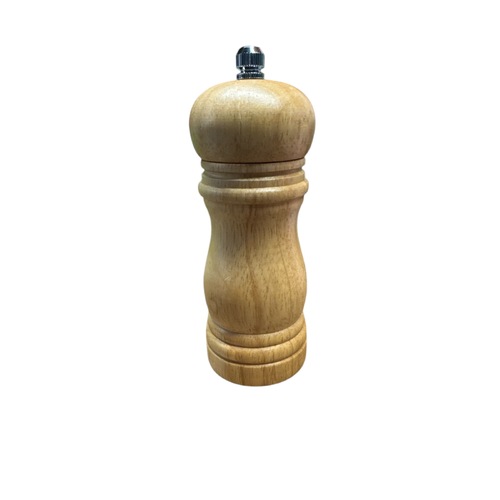 5" Adjustable Manual Pepper Grinder Wooden Salt Pepper Mill With Ceramic Grinder