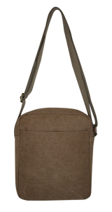 FIB Explorer Canvas Cross Body Travel Bag - Khaki