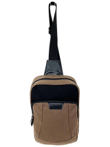 FIB Byron Sling Backpack Bag Travel w/ Single Adjustable Strap - Brown