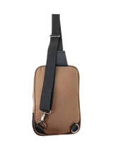 FIB Byron Sling Backpack Bag Travel w/ Single Adjustable Strap - Brown