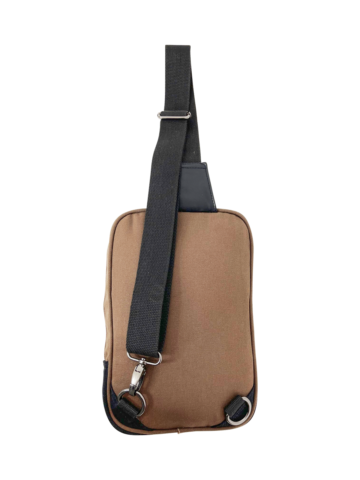 FIB Byron Sling Backpack Bag Travel w/ Single Adjustable Strap - Brown