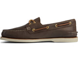 Sperry Mens Gold Cup Authentic Moccasins Leather Eye Boat Shoes - Brown