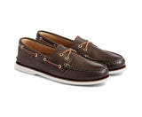 Sperry Mens Gold Cup Authentic Moccasins Leather Eye Boat Shoes - Brown