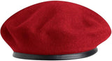 KANGOL Wool Monty Beret French Hat Military Cap in Red