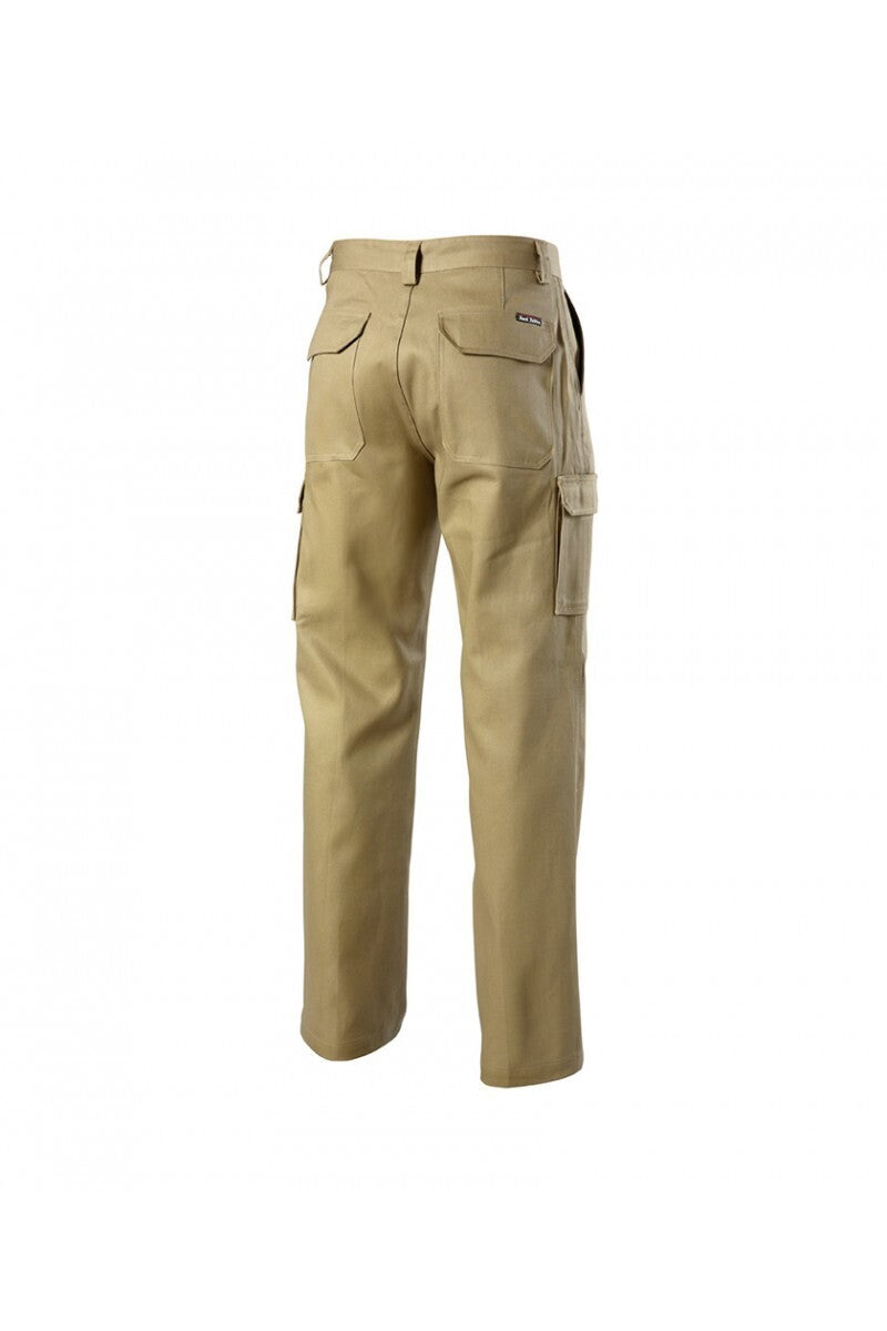 Hard Yakka Generation Y Cotton Drill Trouser Pants Work Workwear - Khaki 122S