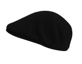 KANGOL 504 Wool Ivy Cap Mens Warm Winter Flat Classic Hat - Black